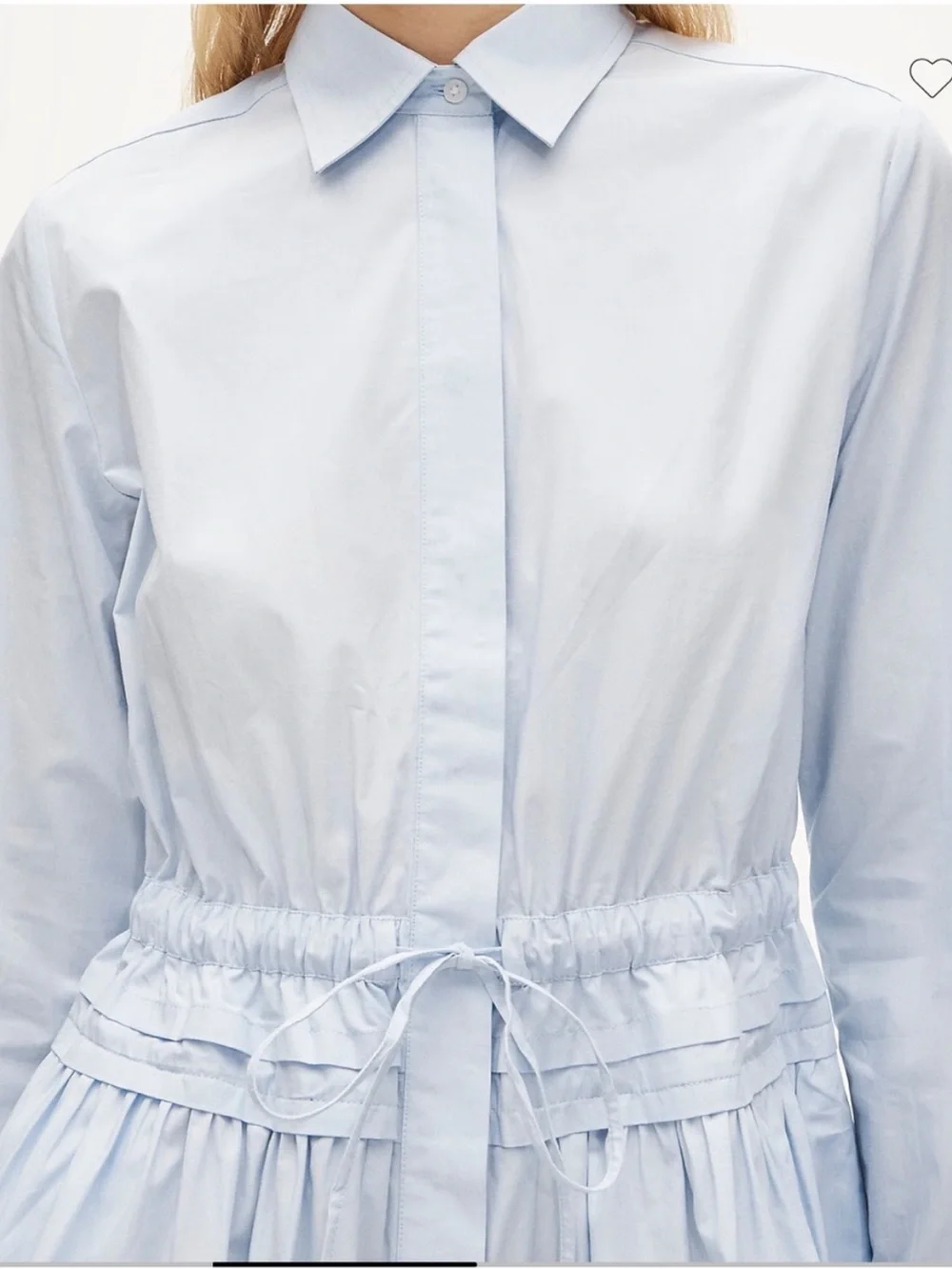 NWT J Crew Tall Elena mini shirt-dress in cotton poplin
